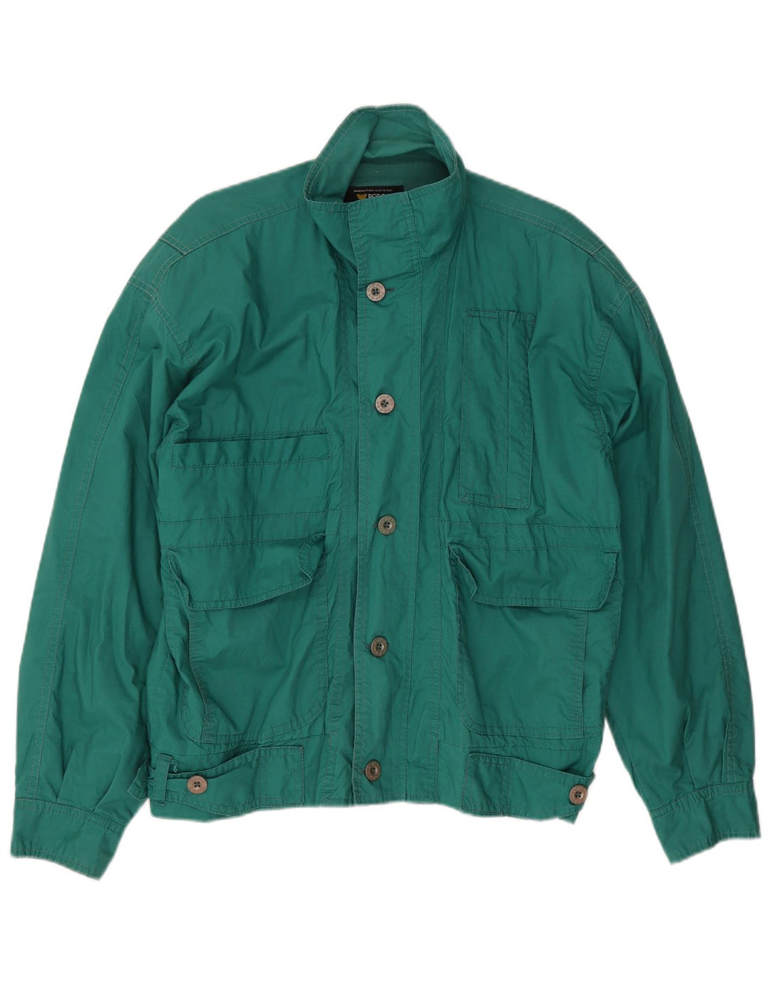 POP 84 Chaqueta utilitaria para hombre ES 38 Algodón verde medio