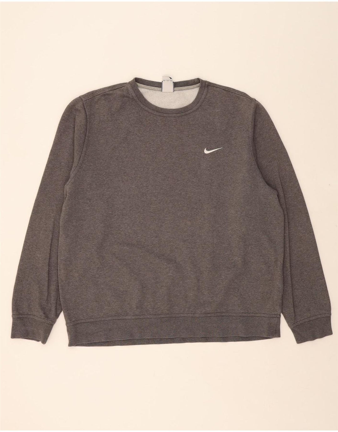 NIKE Mens Sweatshirt Jumper 2XL Grey Cotton Vintage Nike and Second-Hand Nike from Messina Hembry 