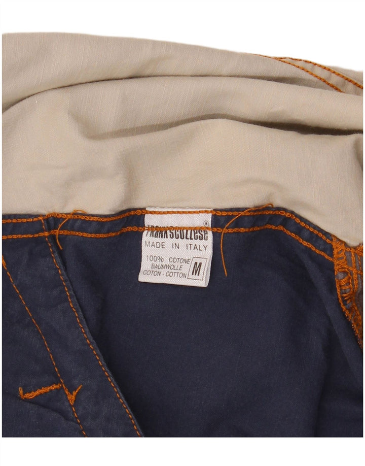 Frank Scozzese Chaqueta vaquera extragrande para hombre UK 38 Medium Azul marino