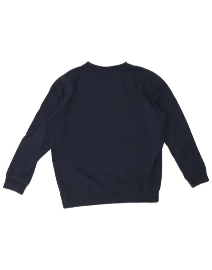 Vans Boys Graphic Sudadera Jumper 7-8 años Pequeño Azul Marino Algodón
