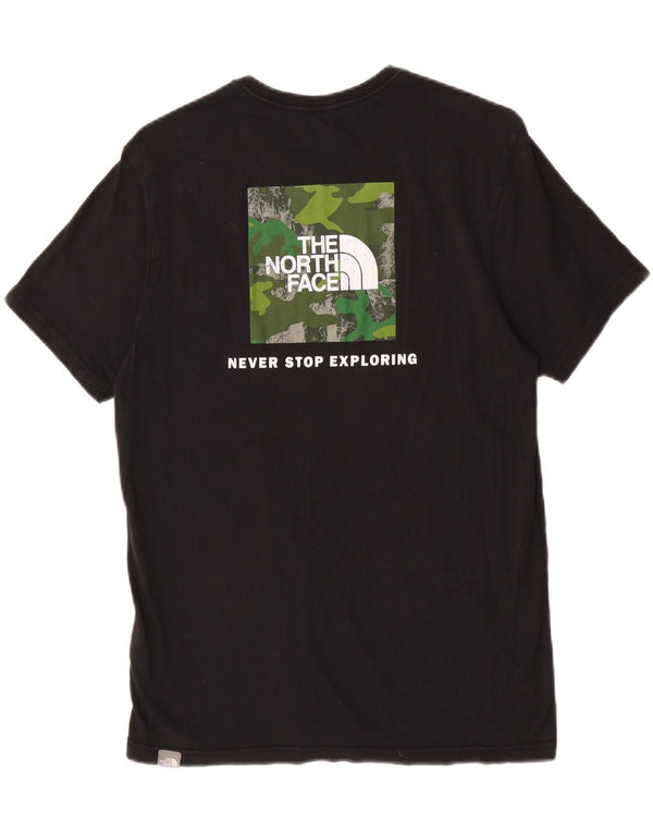 The North Face Camiseta gráfica para hombre Top Medium Black Cotton
