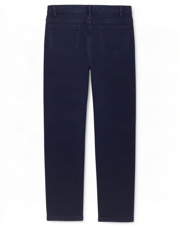 Marks & Spencer Vaqueros rectos para mujer UK 12 Medium W30 L29 Azul marino Algodón