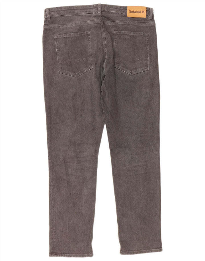 Timberland Vaqueros ajustados elásticos para hombre W38 L32 Algodón gris