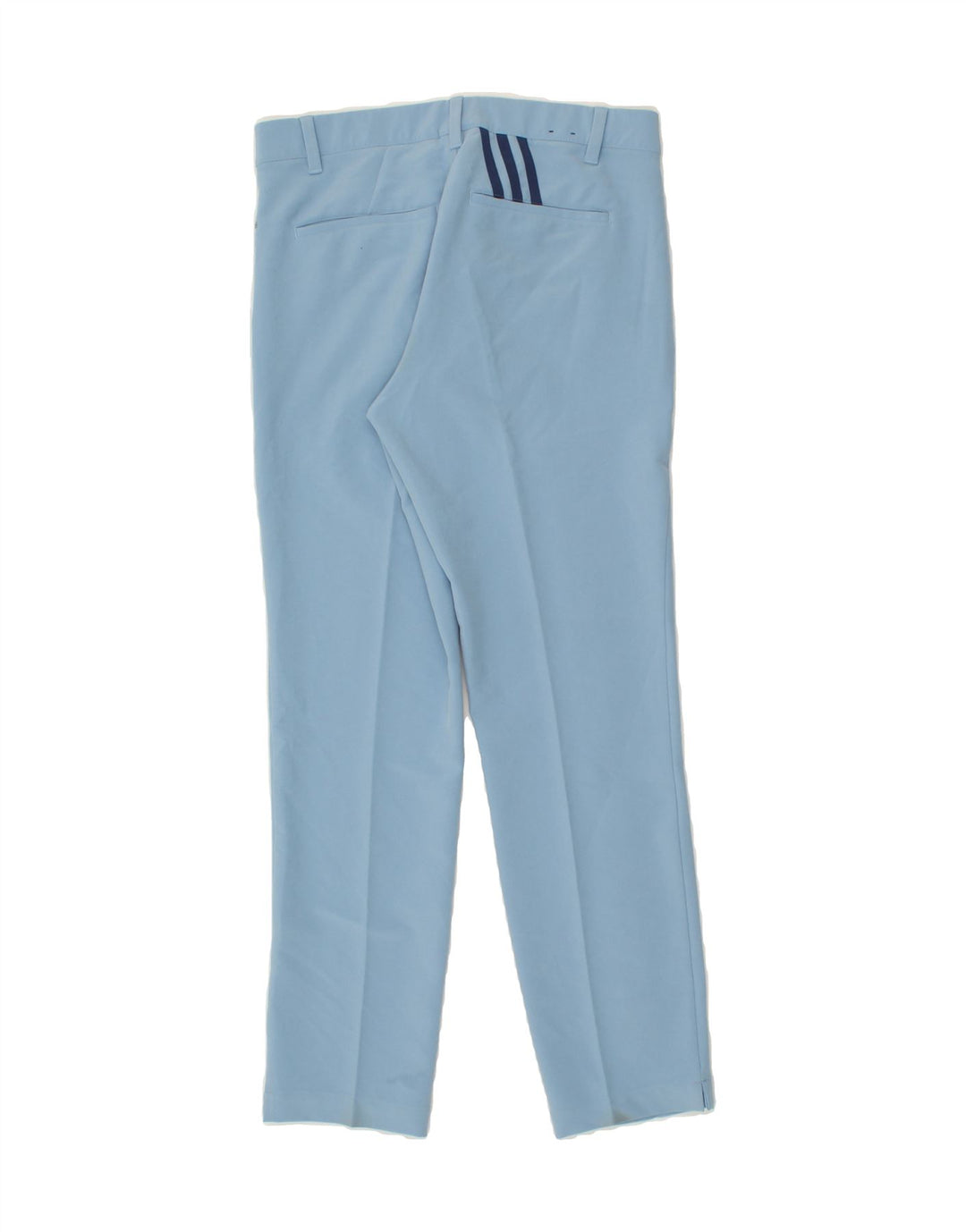 ADIDAS Womens Slim Chino Trousers W30 L32 Blue Polyester Vintage Adidas and Second-Hand Adidas from Messina Hembry 