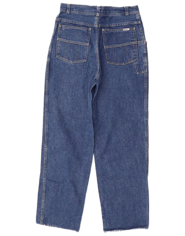 Mash Jeans cónicos de cintura alta para hombre IT 48 Medium W32 L30 Algodón azul