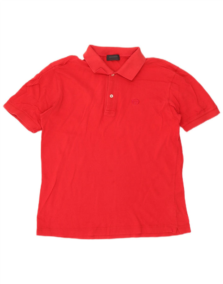 Sergio Tacchini Polo Hombre Algodón Rojo Medio