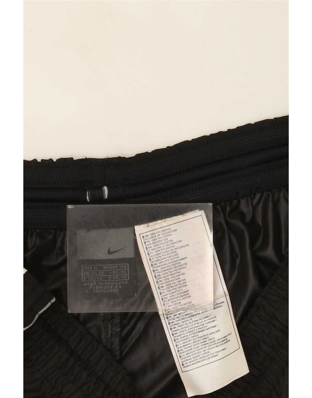 Pantalón corto deportivo Nike para hombre Poliéster negro mediano
