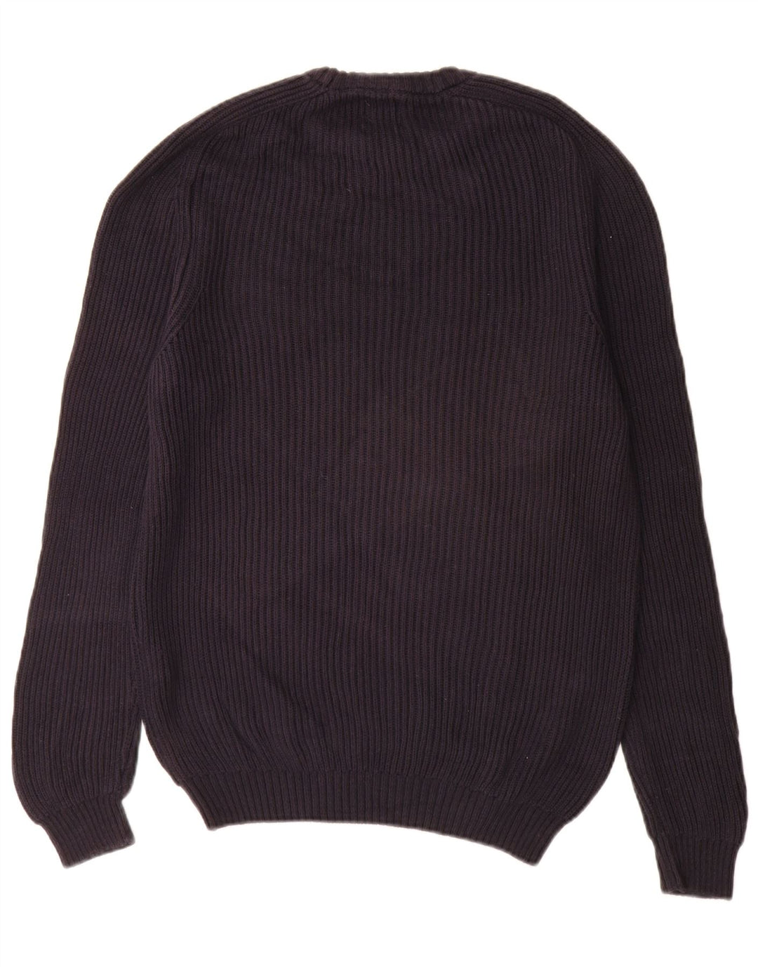 Zara Hombre Jersey Cuello Redondo Jersey Medio Azul Marino Algodón