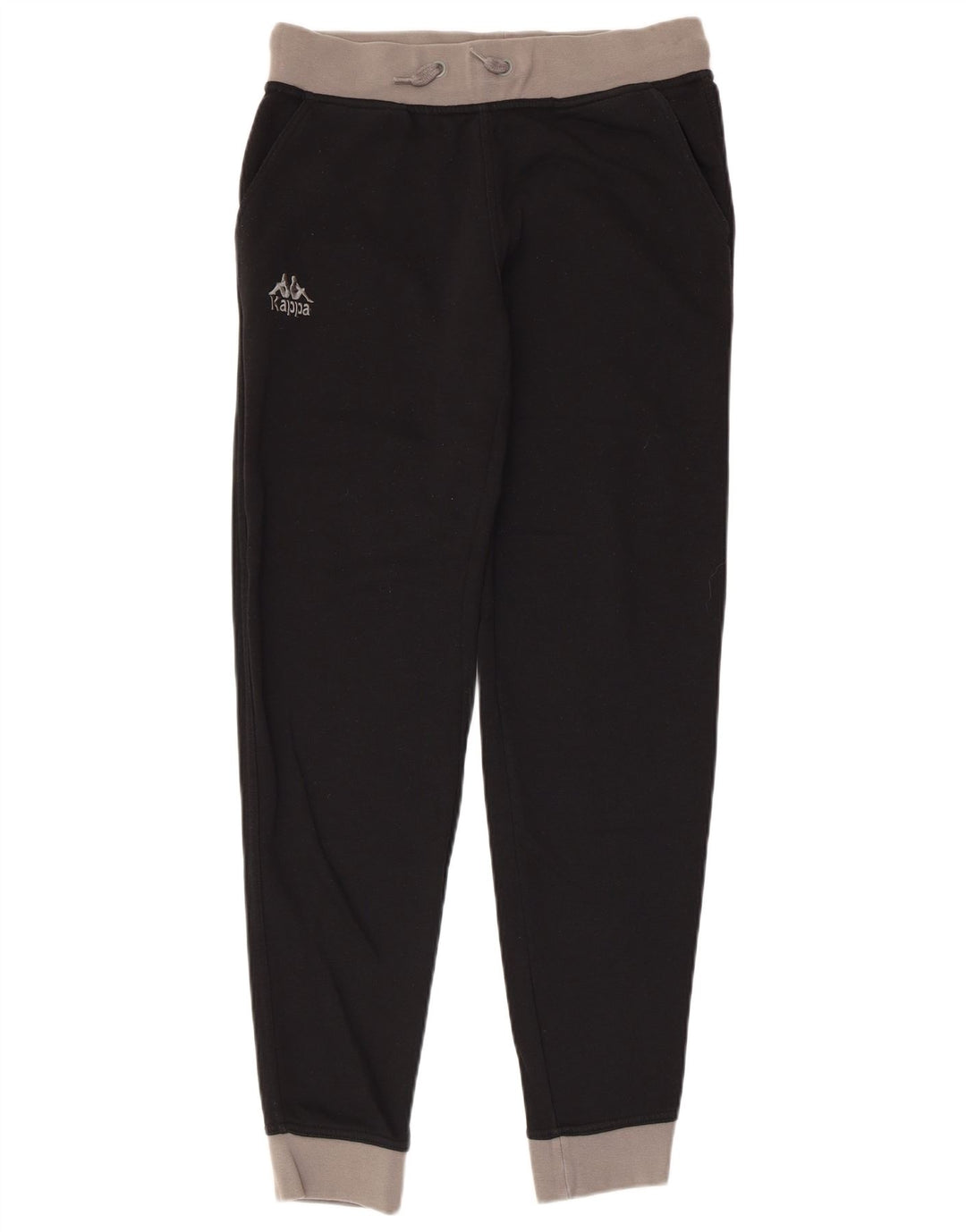 Kappa Pantalones de Chándal para Mujer Joggers UK 44 Mediano Negro Algodón