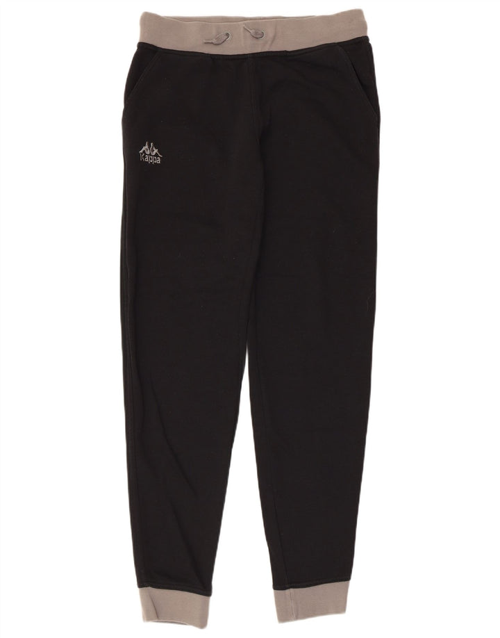 Kappa Pantalones de Chándal para Mujer Joggers UK 44 Mediano Negro Algodón