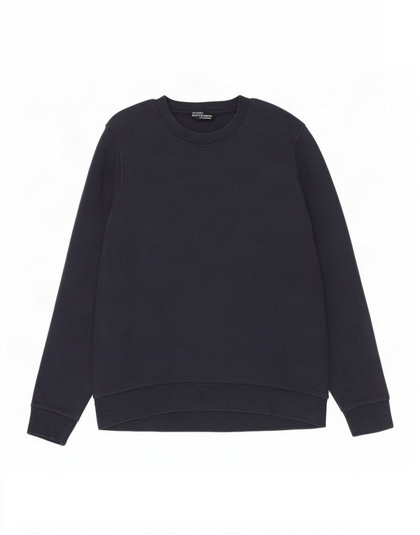 Marks & Spencer Sudadera para mujer Jumper UK 14 Medium Azul marino Algodón