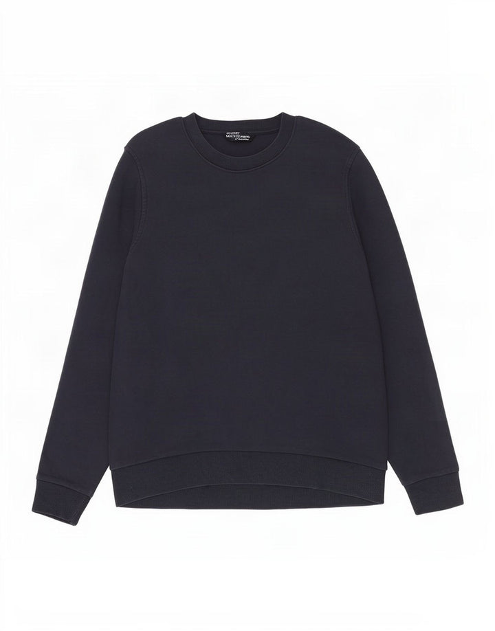 Marks & Spencer Sudadera para mujer Jumper UK 14 Medium Azul marino Algodón