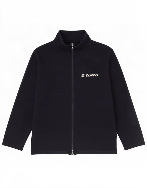 Lotto Mens Chándal Top Chaqueta Grande Azul Marino Algodón