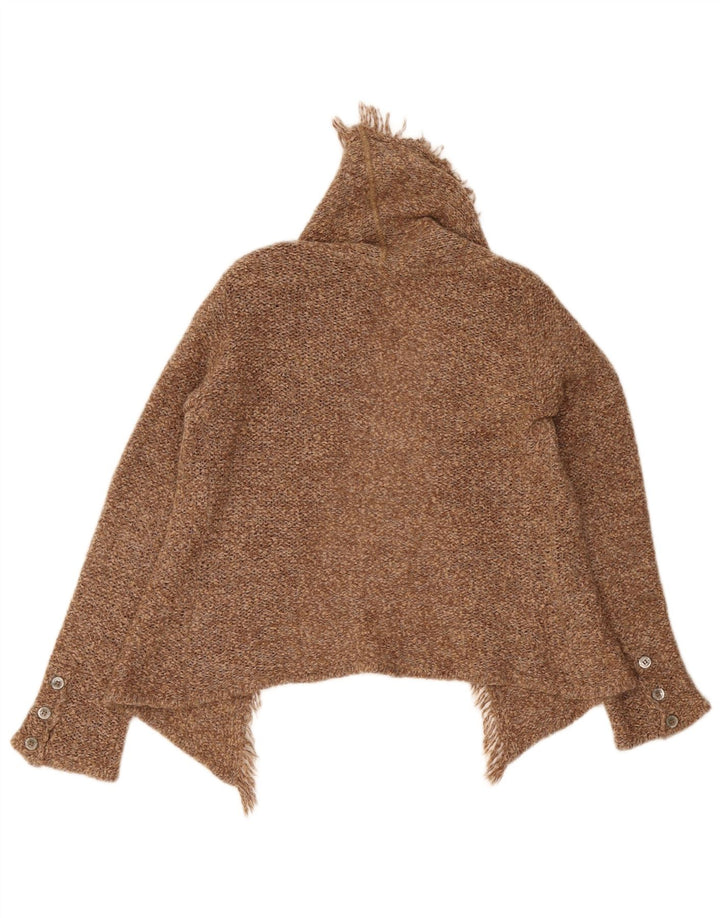 Liu Jo Suéter Cárdigan Abierto para Mujer UK 10 Small Beige