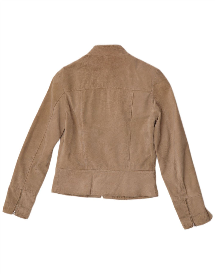 Chaqueta Mujer Privilegi Ante IT 42 Cuero Beige Medio
