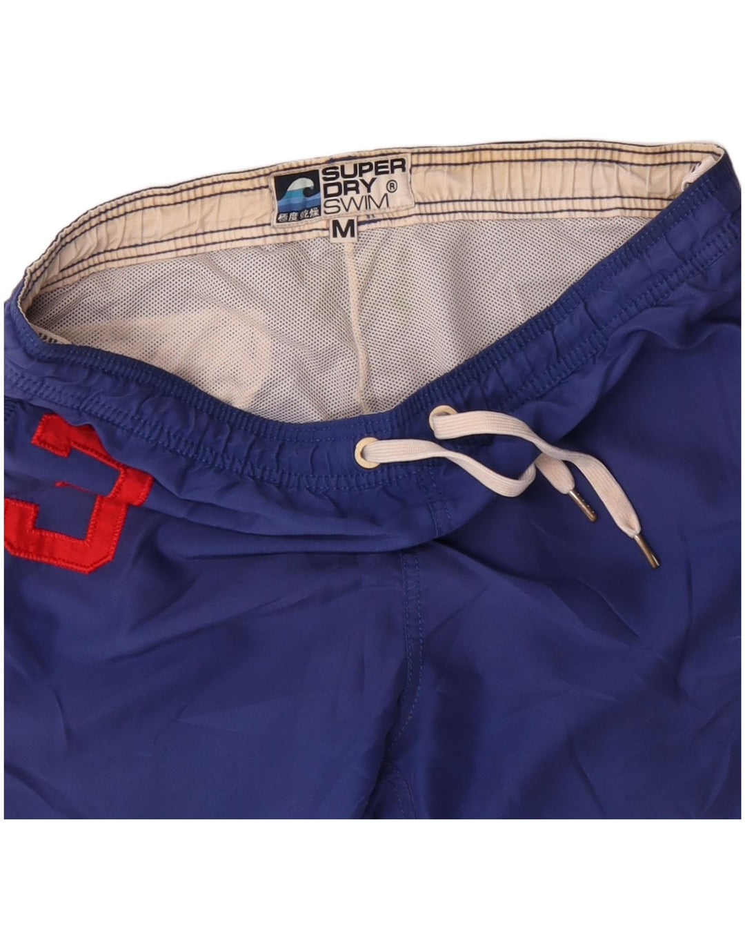 Superdry Shorts De Baño Gráficos Para Hombre Poliéster Azul Medio