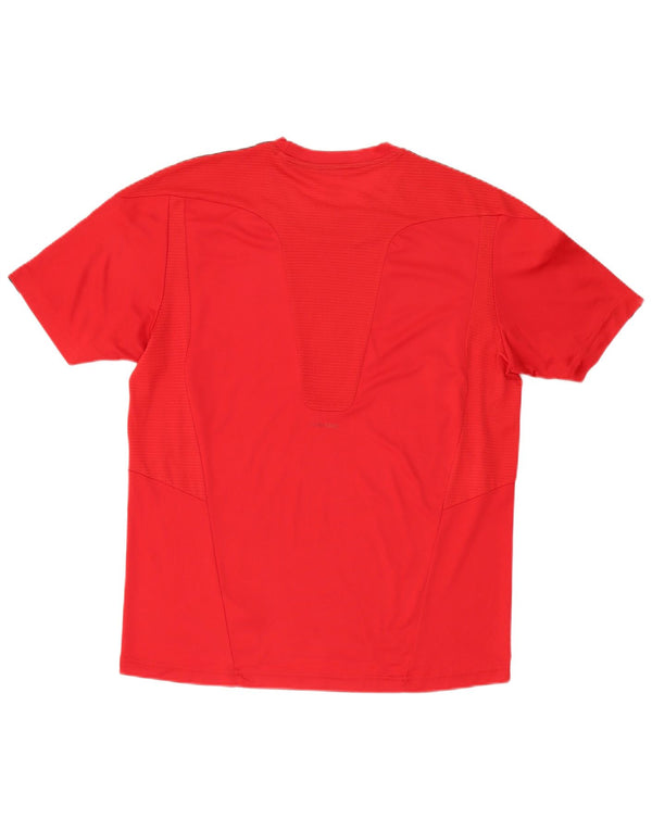 Adidas - Camiseta 3D Arc para hombre, talla grande, poliéster rojo