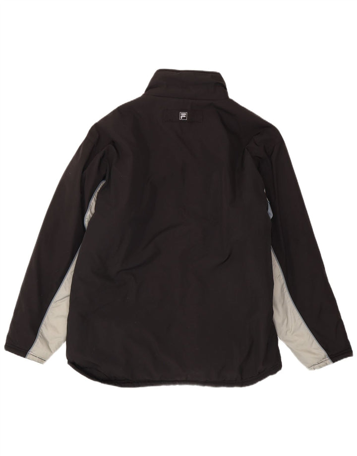 Fila Chaqueta acolchada reversible para hombre IT 50 Large Poliéster con bloques de color negro
