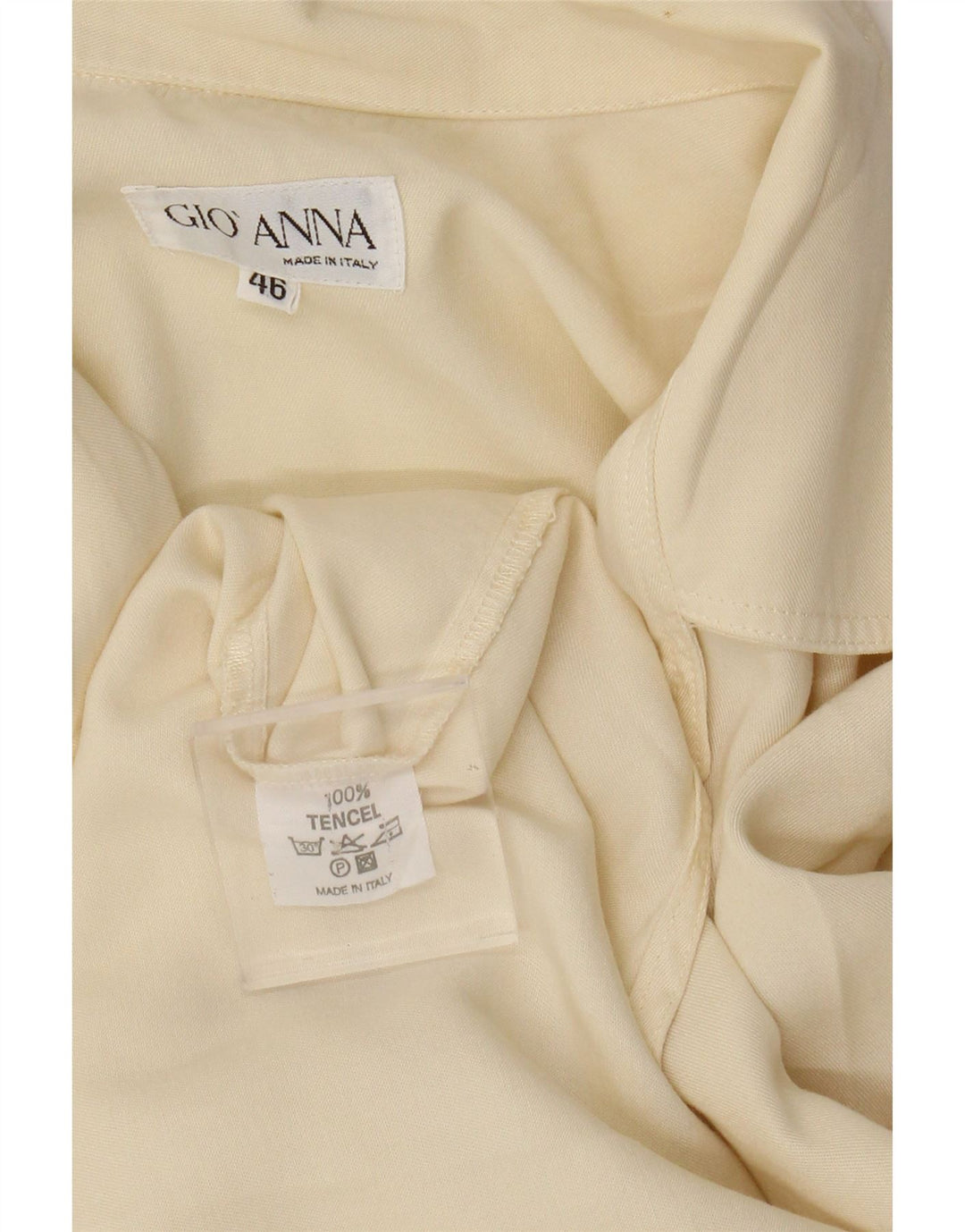 Camisa para mujer Gio Anna IT 46 Large Tencel blanquecino