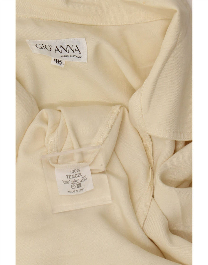 Camisa para mujer Gio Anna IT 46 Large Tencel blanquecino