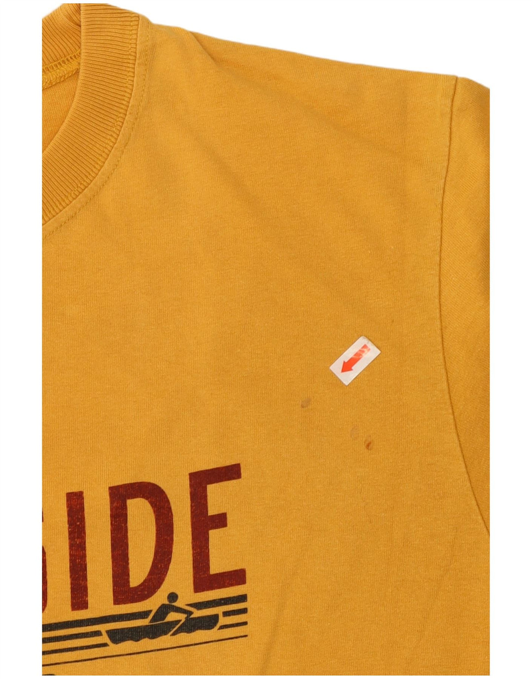 Meltin' Pot Camiseta gráfica para hombre Top Algodón amarillo medio
