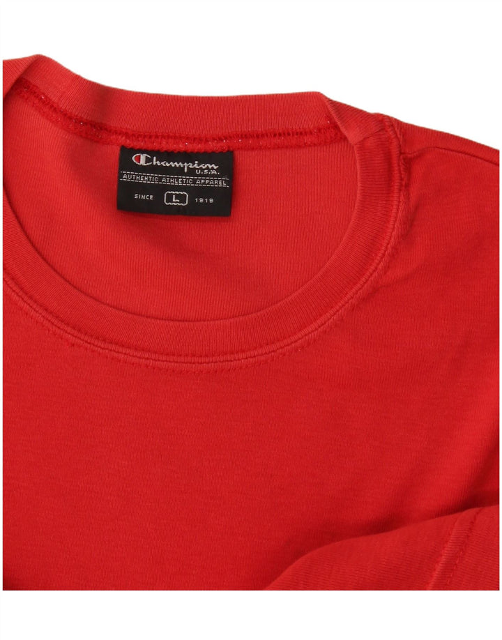 Champion - Camiseta para mujer, talla 40, talla grande, color rojo