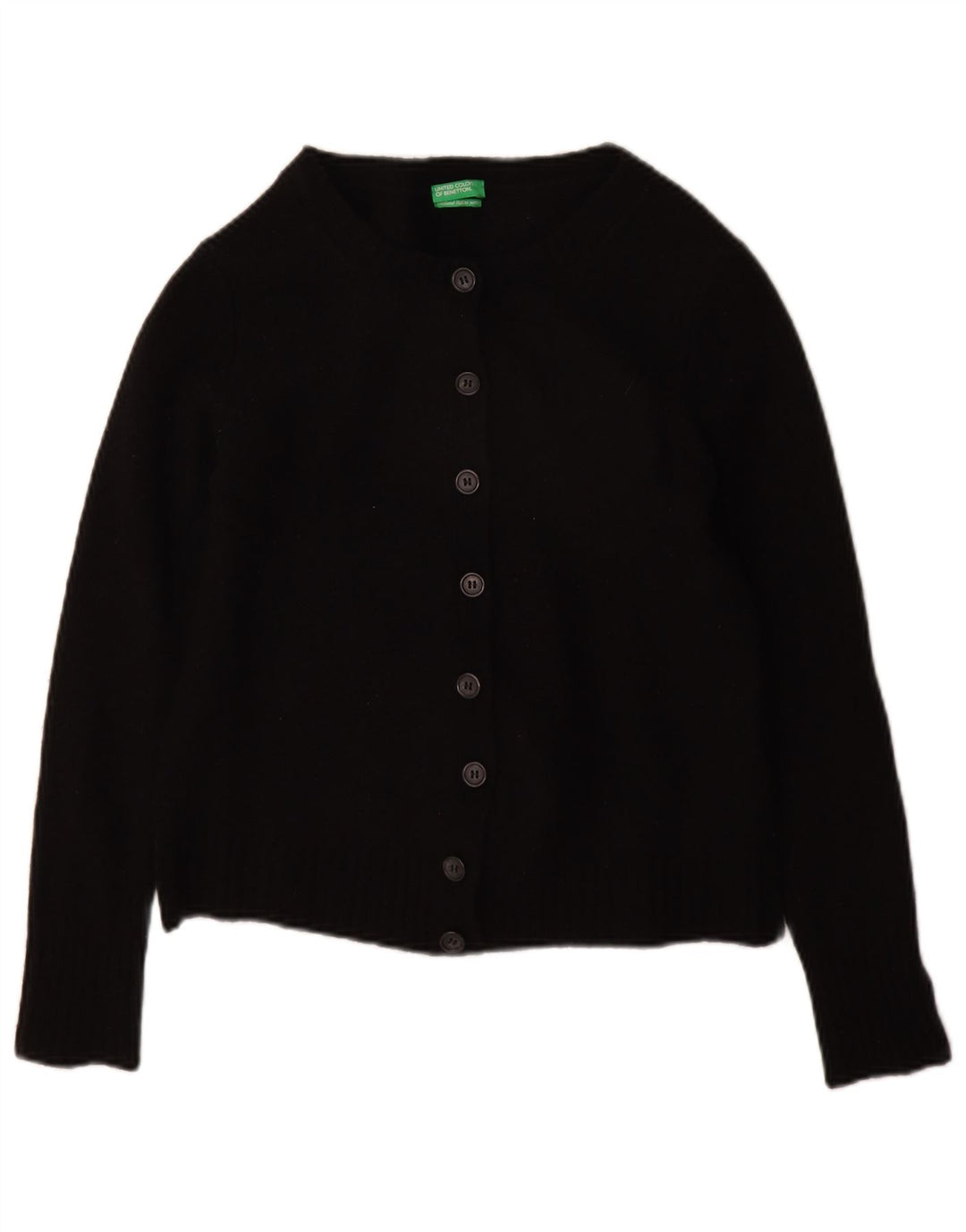 Benetton Cárdigan Mujer UK 40 Small Negro