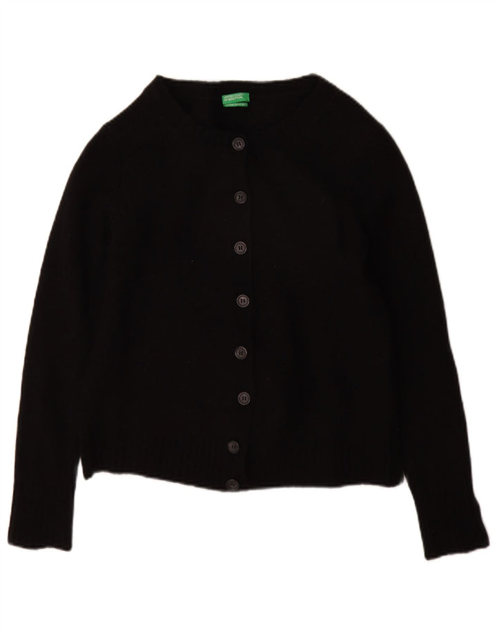 Benetton Cárdigan Mujer UK 40 Small Negro