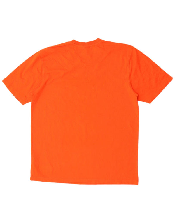 Russell Athletic - Camiseta gráfica para hombre, color naranja medio, algodón