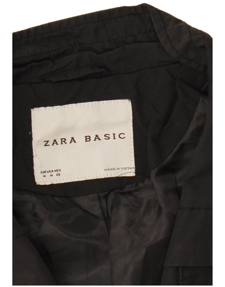 Zara - Chaqueta militar para mujer, talla 40, talla M, color negro