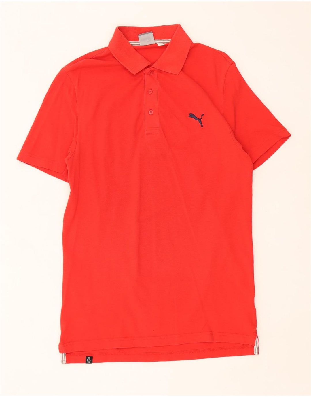 Polo Puma Hombre Pequeño Algodón Rojo