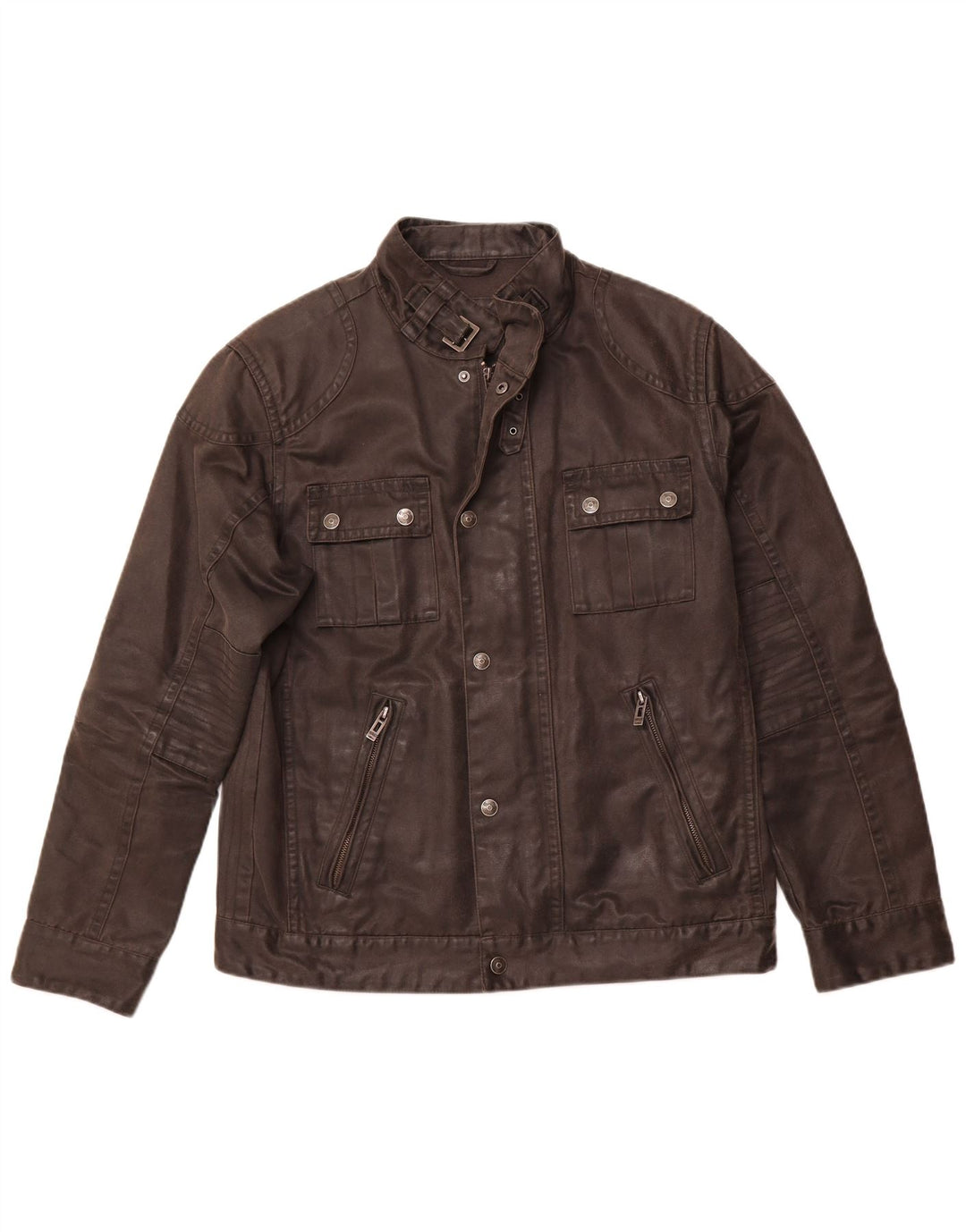 ENGBERS Chaqueta utilitaria para hombre UK 40 Grande Algodón negro