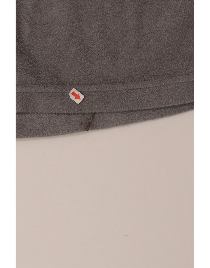 Jersey de forro polar con cuello y cremallera para hombre Invicta Poliéster gris grande