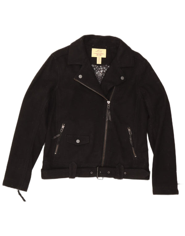 Levi's Chaqueta motera para mujer UK 44 Mediana Lana negra