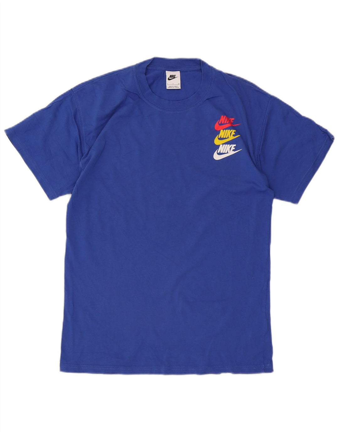 Nike - Camiseta gráfica para hombre, talla pequeña, algodón azul