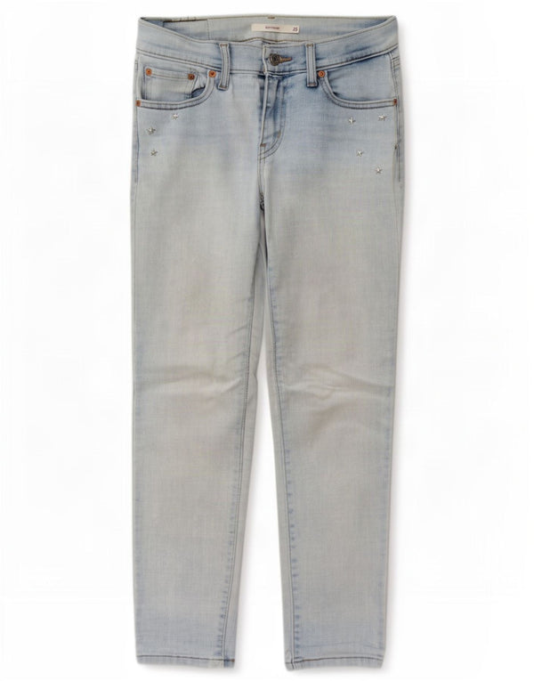 Levi's Vaqueros Boyfriend Slim Para Mujer W25 L27 Algodón Azul