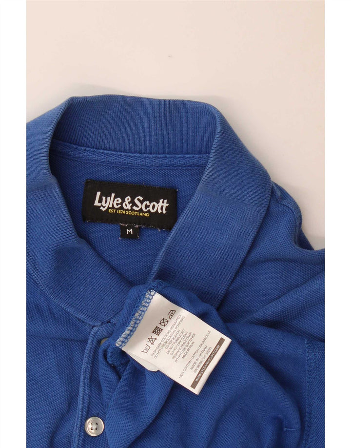 Lyle & Scott Polo Hombre Algodón Azul Medio