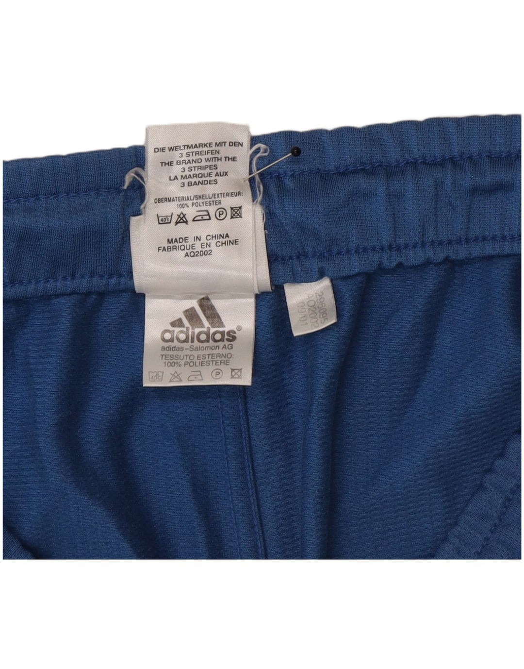 Pantalón Corto Deportivo Adidas Hombre Azul Medio Poliéster