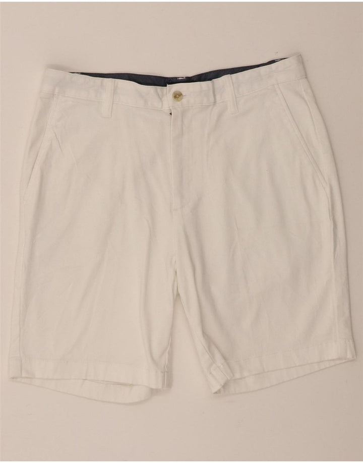 Nautica Pantalones cortos chinos para hombre W32 mediano blanco