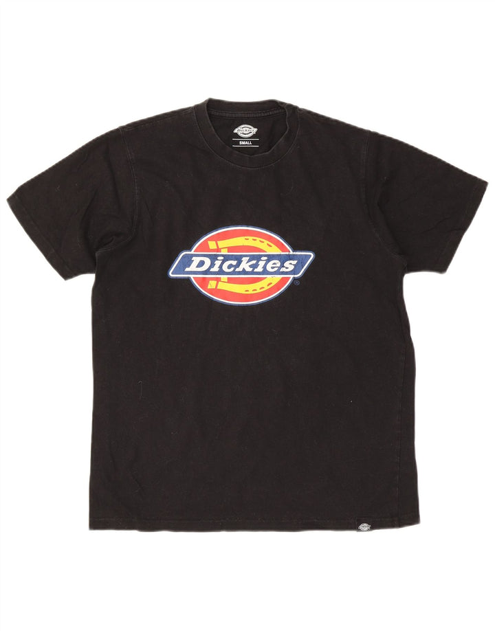 Dickies - Camiseta gráfica para hombre, talla pequeña, algodón negro
