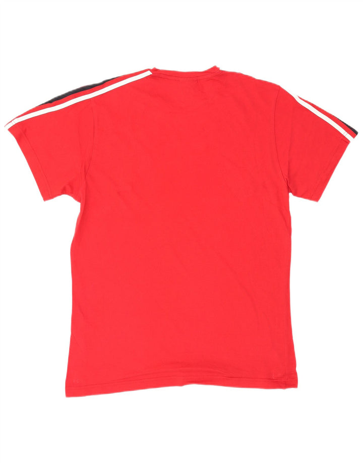 LOTTO Camiseta gráfica para hombre Top IT 48 Medium Rojo Algodón