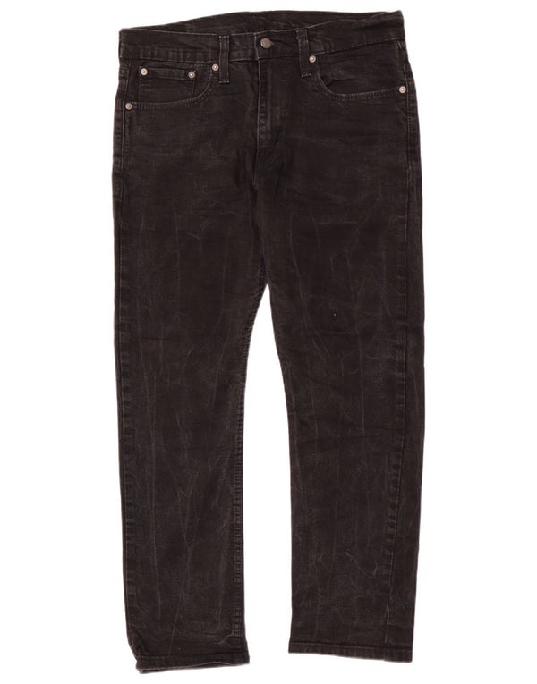 Levi's Vaqueros cónicos 502 para hombre W32 L27 Algodón negro