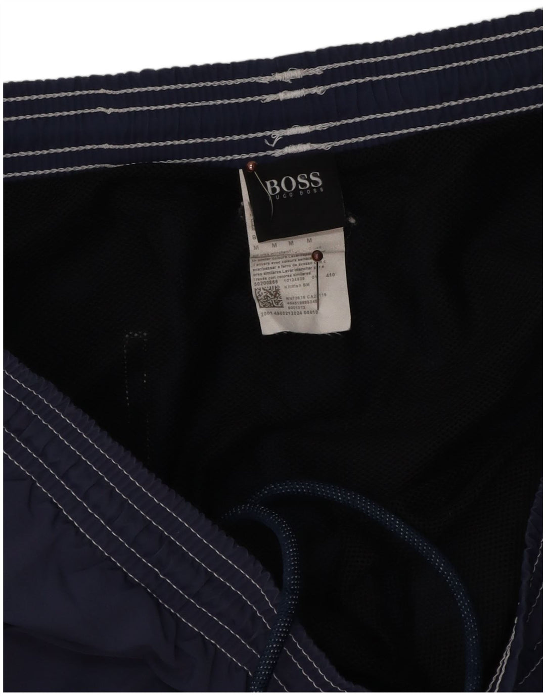 Bañador Hugo Boss Hombre | Bañador Medio Azul Marino Poliéster