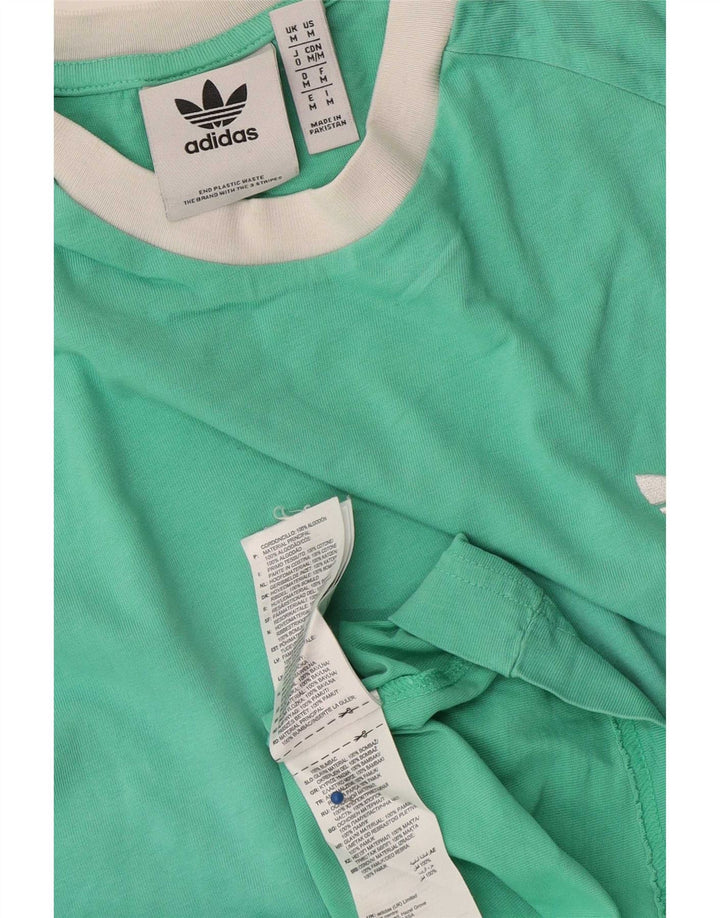 Camiseta Adidas Hombre Top Medium Verde Algodón