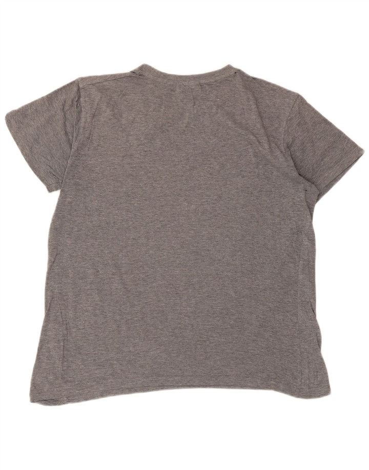 Fila Camiseta gráfica para hombre Top gris medio moteado