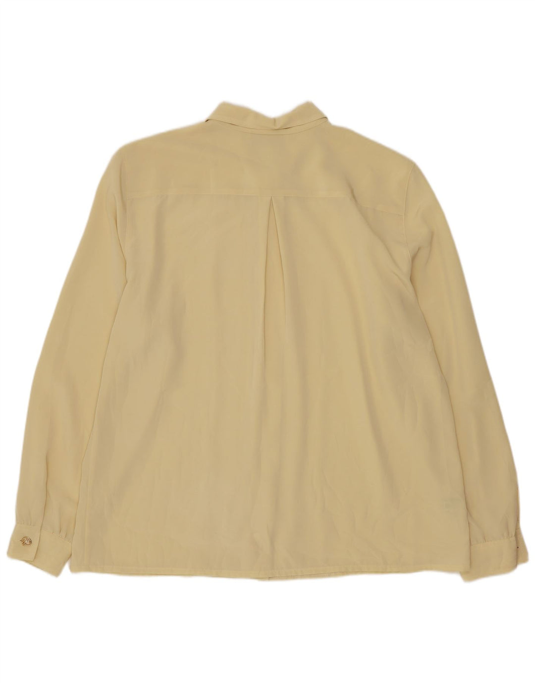 Renato Balestra Blusa camisera extragrande para mujer IT 48 XL Poliéster beige