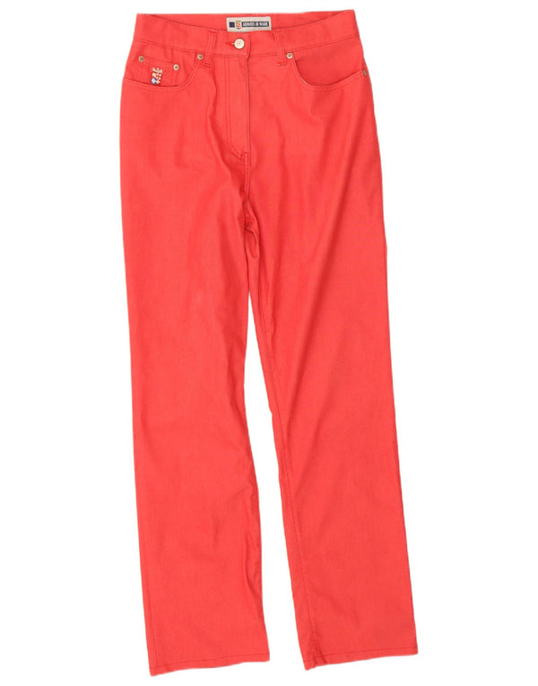 Armata Di Mare Pantalones Casuales Rectos Mujer W30 L29 Algodón Rojo