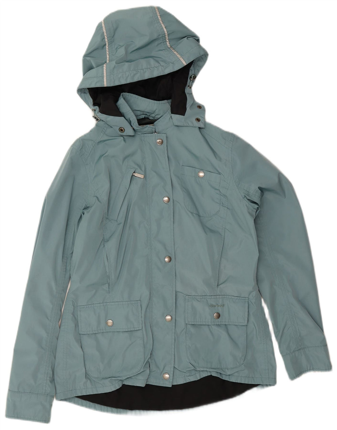 Barbour Chaqueta impermeable con capucha para mujer Reino Unido 44 Grande Azul