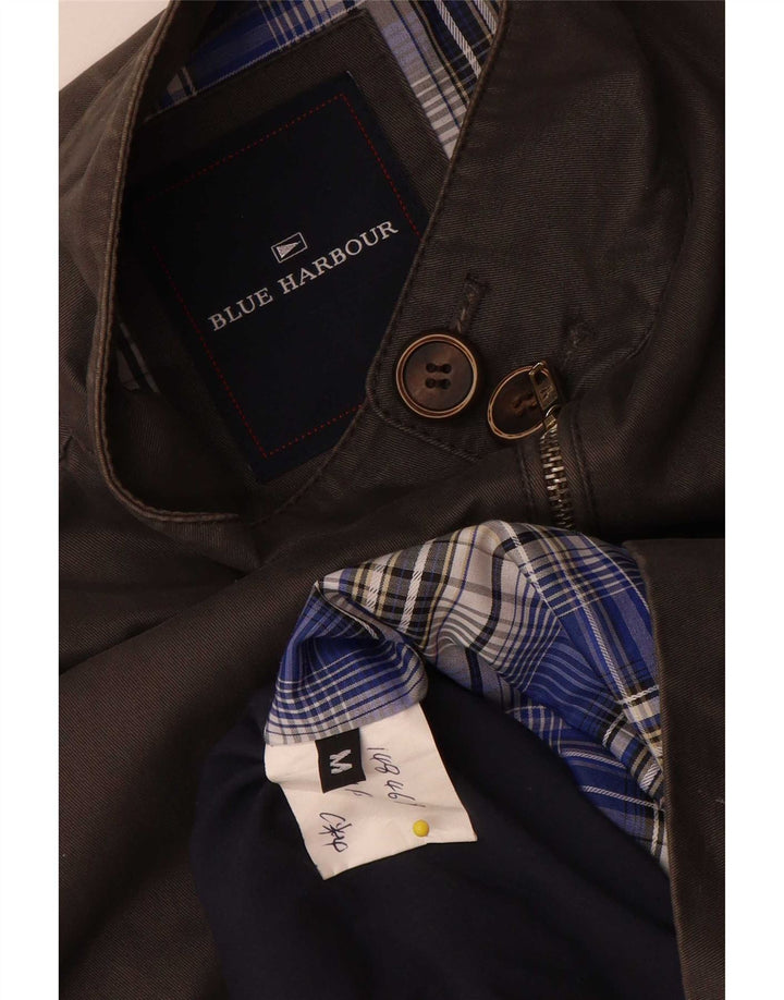 Marks & Spencer Chaqueta Bomber Azul Harbor para Hombre UK 38 Gris Medio