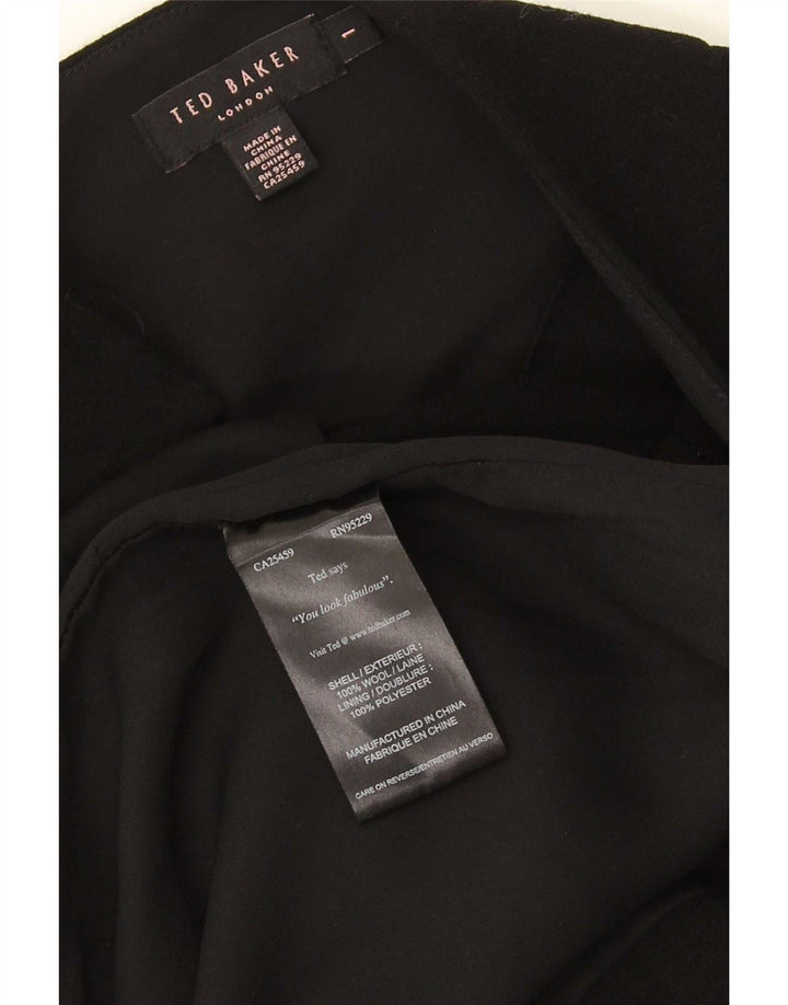Ted Baker Vestido ajustado para mujer Talla 1 XS Lana negra